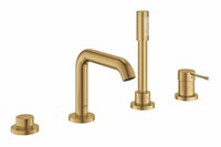 Смеситель для ванны GROHE Essence New 19578GN1 с душевым гарнитуром и изливом, холодный рассвет матовый gr_19578GN1