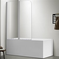 Шторка на ванну Aquatek 100х150 AQNFB6222-100 профиль Хром стекло прозрачное AQNFB6222-100