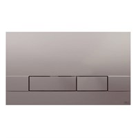 Клавиша смыва механическая двойная OLIpure Narrow, пластик, хром глянец (148301) oli_148301
