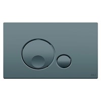 Клавиша смыва механическая двойная OLI Globe, пластик, серый, soft-touch (152953) oli_152953