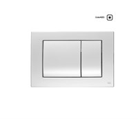 Панель механическая двойная OLI METAL DUAL, хром матовый, антивандальная (656006) oli_656006