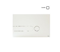 Клавиша смыва механическая двойная OLI I-PLATE, пластик белый (670001) oli_670001