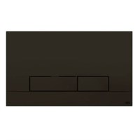 Панель механическая двойная OLI pure Narrow, пластик soft-touch черный, (148303) oli_148303