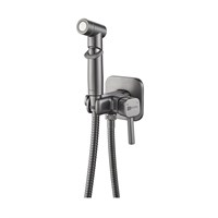 Гигиенический душ Lemark Solo, LM7165GM, со смесителем, графит LM7165GM