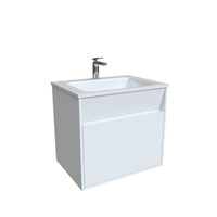 Тумба с умывальником IDDIS подвесная с ящиками белая Esper 60 см (ESP60W0i95K) ESP60W0i95K