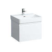 Тумба под раковину Laufen Pro S 4.8335.2.096.475.1 55 белый глянцевый, 1 ящик 4.8335.2.096.475.1