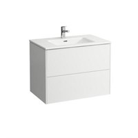 Тумба с раковиной Laufen Pro S 8.6496.1.260.104.1 80 белый матовый 8.6496.1.260.104.1