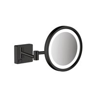 Косметическое зеркало Hansgrohe AddStoris 41790670 с подсветкой черный, матовый 41790670