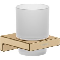 Стакан для зубных щеток Hansgrohe AddStoris 41749140 Шлифованная бронза 41749140