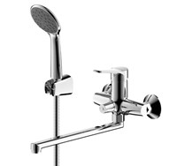 Смеситель для ванны Bravat Emeralda длинный излив (F6135147CP-LB-RUS) F6135147CP-LB-RUS