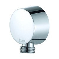 Шланговое подсоединение D&K, цвет хром глянцевый, DC1004894 DC1004894