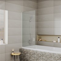 Шторка на ванну стеклянная DK Berlin (DG1007001) DG1007001