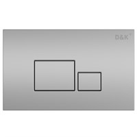 Клавиша смыва D&K Quadro DB1519002, цвет хром матовый DB1519002