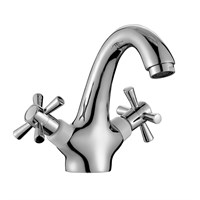Смеситель для умывальника DECOROOM DR51 (DR51011-White) DR51011-White