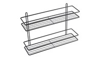 Полка двойная Fixsen черная (FX-730B-2) FX-730B-2