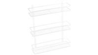 Полка тройная Fixsen белая (FX-730W-3) FX-730W-3