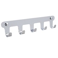 Планка 5 крючков Fixsen PRACTICA, хром (FX-805-5) FX-805-5