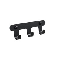 Планка 3 крючка Fixsen PRACTICA, черный (FX-805B-3) FX-805B-3