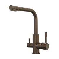 Смеситель Lemark Expert LM5061RGN для кухни с подключением к фильтру с питьевой водой, цвет розовое золото LM5061RGN