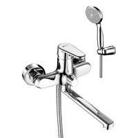 Смеситель Lemark Point LM0317C для ванны, с душевым гарнитуром, хром LM0317C