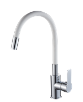 Смеситель для кухонной мойки с гибким изливом RUSH Siple (SI7335-60White) SI7335-60White