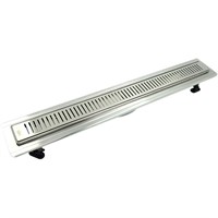 Душевой лоток Timo Basic 80 BSSG-80 S50Rb с решеткой Сталь BSSG-80 S50Rb