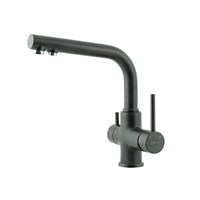 Смеситель для кухонной мойки Lemark Comfort LM3061PAN с подключением к фильтру, антрацит LM3061PAN