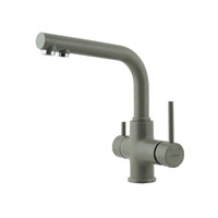 Смеситель для кухонной мойки Lemark Comfort LM3061PGS с подключением к фильтру, серый шёлк LM3061PGS