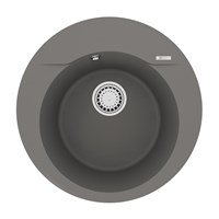 Кухонная мойка Lemark Sula 9910005, 50 см, материал искусственный камень, серый шёлк 9910005
