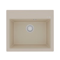 Кухонная мойка Lemark Hanka 9910014, 57 см, материал искусственный камень, бежевый 9910014
