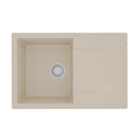 Кухонная мойка Lemark Imandra 9910026, 76 см, материал искусственный камень, бежевый 9910026