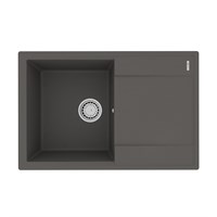Кухонная мойка Lemark Imandra 9910029, 76 см, материал искусственный камень, серый шёлк 9910029