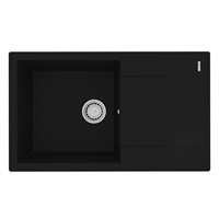 Кухонная мойка Lemark Imandra 9910031, 84 см, материал искусственный камень, антрацит 9910031