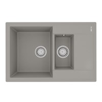 Кухонная мойка Lemark Ramza 9910039, 76 см, искусственный камень, грей 9910039