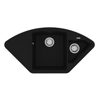 Кухонная мойка Lemark Irkana 9910043, 98 см, искусственный камень, антрацит 9910043