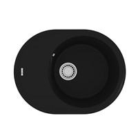 Кухонная мойка Lemark Lacha 9910049, 62 см, искусственный камень, антрацит 9910049