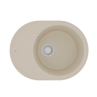 Кухонная мойка Lemark Lacha 9910050, 62 см, искусственный камень, бежевый 9910050