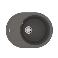 Кухонная мойка Lemark Lacha 9910053, 62 см, материал искусственный камень, серый шёлк 9910053