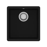 Кухонная мойка Lemark Sinara 400-U 9910061, 40 см, искусственный камень, цвет антрацит 9910061