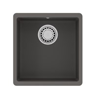 Кухонная мойка Lemark Sinara 400-U 9910065, 40 см, искусственный камень, серый шелк 9910065