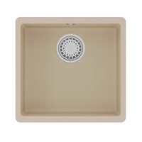 Кухонная мойка Lemark Sinara 440-U 9910068, 44 см, искусственный камень, цвет бежевый 9910068
