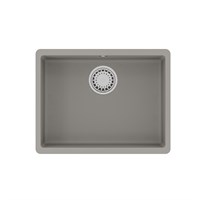 Кухонная мойка Lemark Sinara 540-U 9910075, 54 см, искусственный камень, цвет грей 9910075