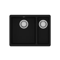 Кухонная мойка Lemark Sinara 550.2-U 9910079, 55 см, искусственный камень, антрацит 9910079