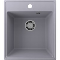 Мойка кухонная ULGRAN Quartz Forte 460-05, бетон Forte 460-05