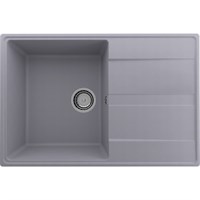 Мойка кухонная ULGRAN Quartz Prima 750-05, бетон Prima 750-05