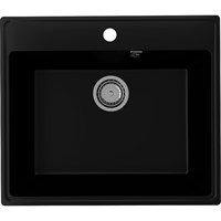 Мойка кухонная ULGRAN Quartz Forte 580-07, уголь Forte 580-07