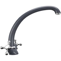 Смеситель для кухни Ulgran Classic U-013-343 Антрацит U-013-343