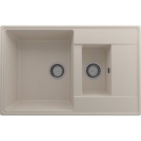 Мойка кухонная ULGRAN Quartz Prima 780 1,5 K-02, лен Prima 780 1,5 K-02