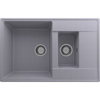 Мойка кухонная ULGRAN Quartz Prima 780 1,5 K-05, бетон Prima 780 1,5 K-05