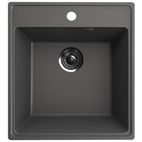 Мойка кухонная ULGRAN Quartz Forte 460-09, асфальт Forte 460-09